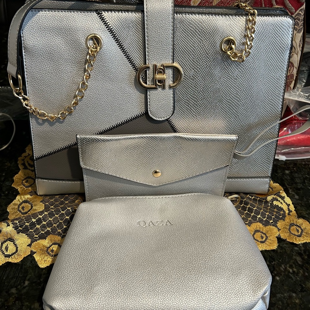 Vegan Leather bag Set - Picture 3 of 8